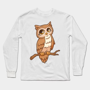 Kawaii Owl Long Sleeve T-Shirt